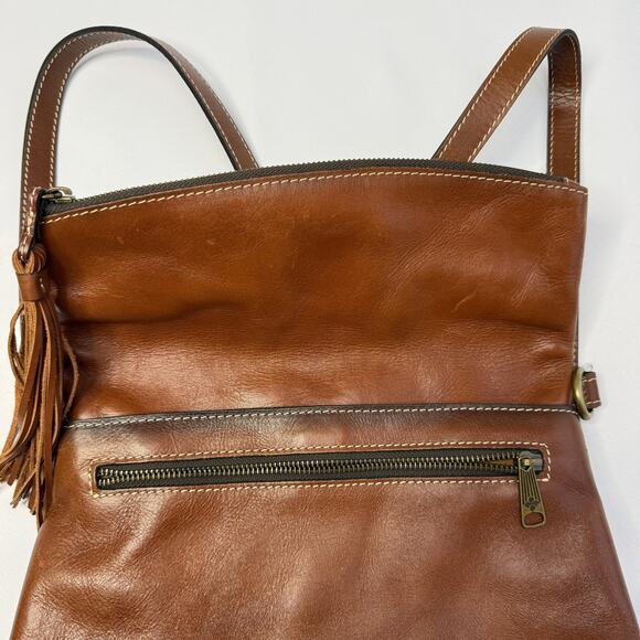 Patricia Nash Luzille Backpack Womens Leather Tassel Zip Fold Over main image 4